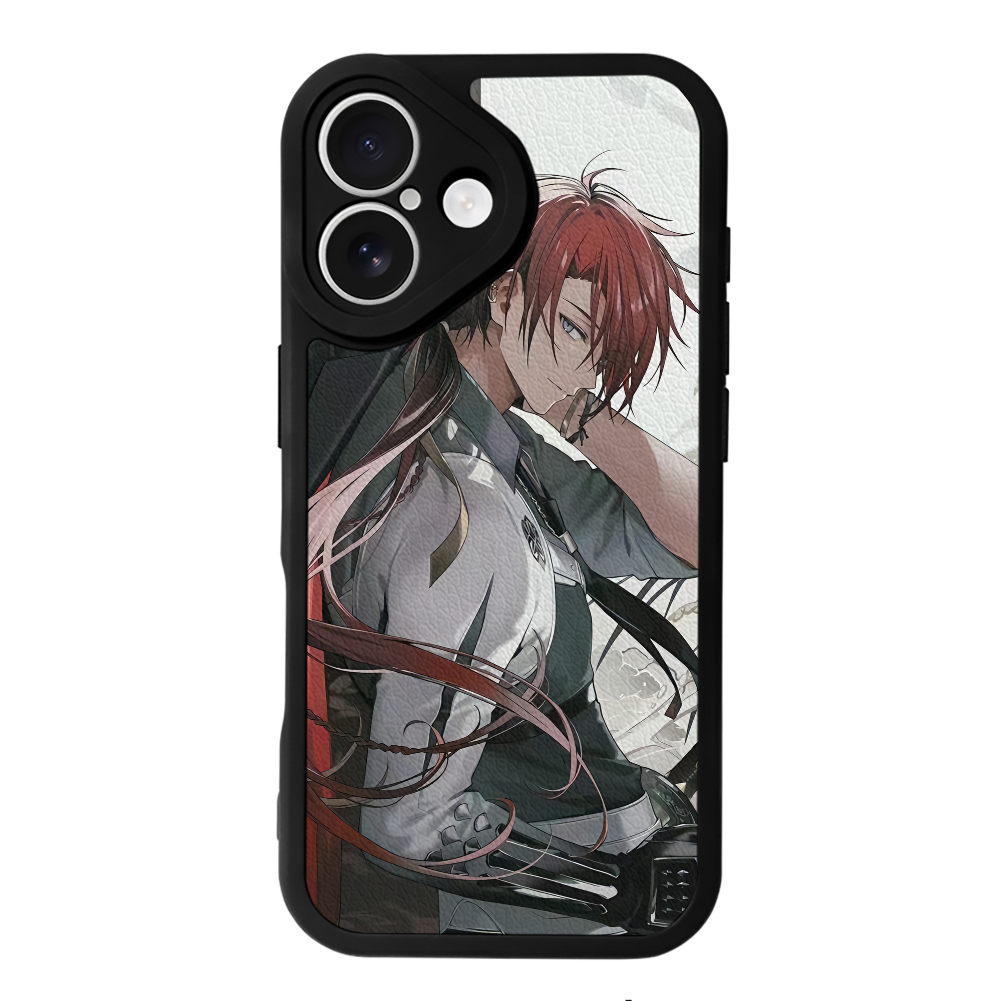 （画像用） 刀剣乱舞 Touken Ranbu 【iPhone 16シリーズ対応】シリコンスマホケース（レザー調） 材質：シリコン